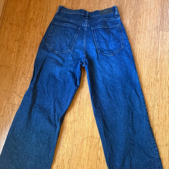 Madewell: The Perfect Vintage Wide-Leg Jean In Nighthawk - Picture 3 of 5